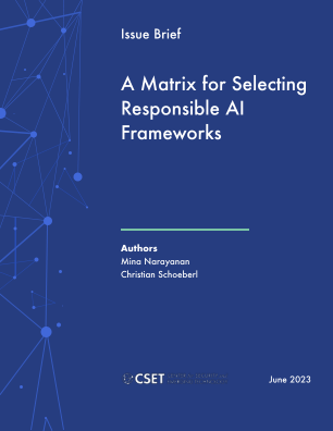 选择负责任的 AI 框架的矩阵